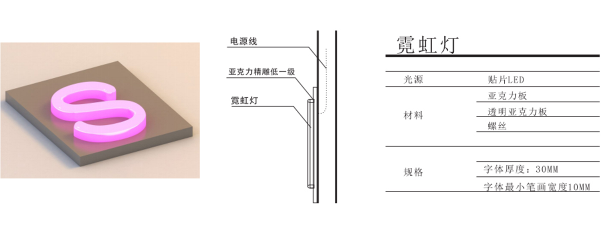 霓虹燈廣告字